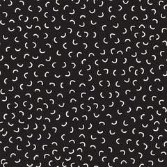 Seamless vector pattern. Randomly scattered geometric shapes. Abstract retro background