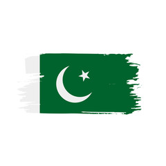 Pakistan flag, vector illustration