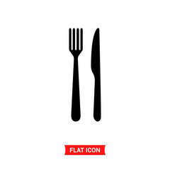 Fork knife vector icon