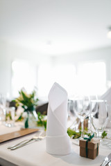 wedding table setting