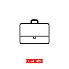 Briefcase vector icon