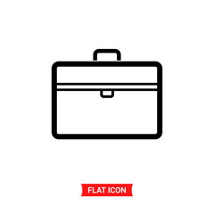 Briefcase vector icon