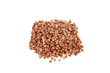 buckwheat isolated on white background