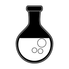 Lab flask symbol icon vector illustration graphic design