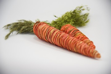 Easter straw carrots