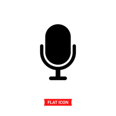 Microphone vector icon