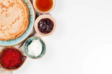 Shrovetide Maslenitsa festival meal