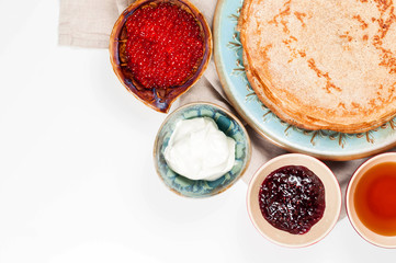 Shrovetide Maslenitsa festival meal