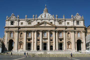 Fototapeta na wymiar vatican, saint peter, church