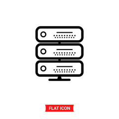 Server vector icon