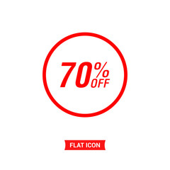 Discount vector icon