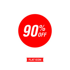 Discount vector icon