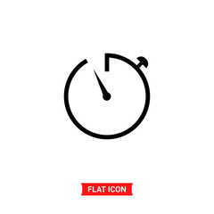 Stopwatch vector icon