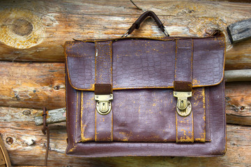 old portfolio (imitation crocodile skin)