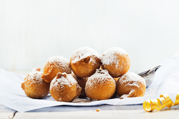 Carnival italian fritters in carnival.
