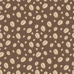 Seamless pattern of coffee. Vector illustration.