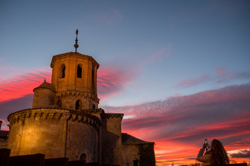 Fotografiando el atardecer