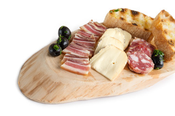 Taleggio, guanciale e salame italiano, Italian Appetizers