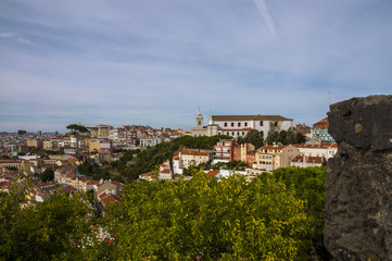 Fototapeta na wymiar Lisbon city view, Portugal