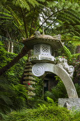Obraz premium Oriental decoration, Monte Palace Tropical Garden, Funchal, Madeira