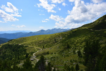 Fototapeta na wymiar Bergpanorama in Südtirol