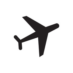Obraz premium Plane icon vector illustration. Free royalty images.
