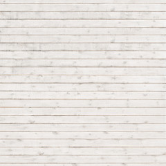 White painted  long planks. Texture of wood.