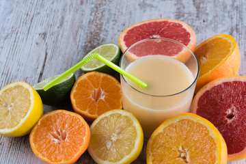Citrus juices ready to serve VII