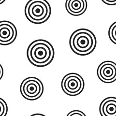 Target aim seamless pattern background. Business concept vector illustration. Darts game symbol pattern.