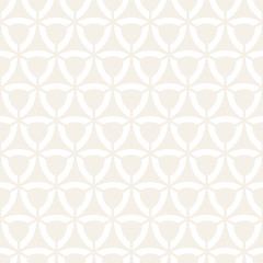 Vector seamless subtle pattern. Modern stylish texture with monochrome trellis. Repeating geometric hexagonal grid. Simple lattice design.