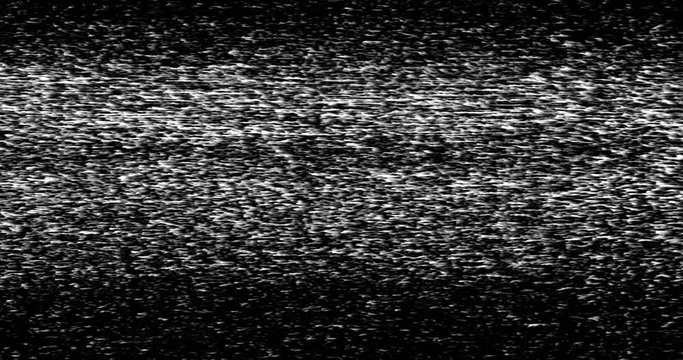 black and white vhs glitch noise background realistic flickering, analog vintage TV signal with bad interference, static noise background, overlay ready