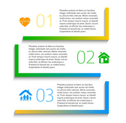 Modern Design style infographic template different kinds of insurance28