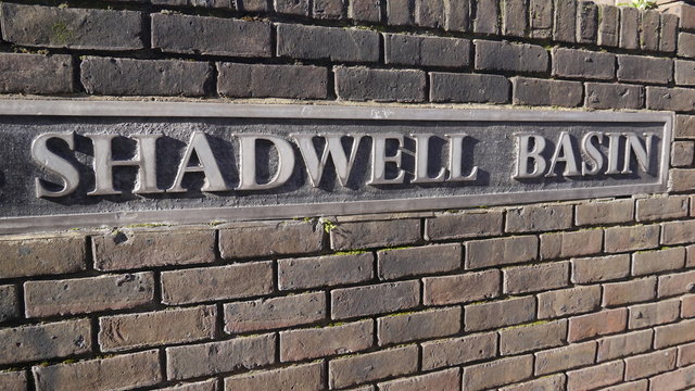 Shadwell Basin Sign