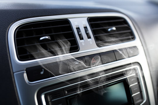 Air vents in a car