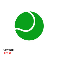 tennis ball. vector illustration
