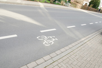 Fototapeta premium Road surface marking