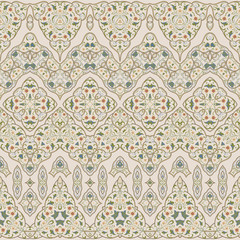 Seamless ethnic patterns for border.