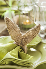 Burlap bunny napkin ring. Easter table setting. Holiday Decorations.