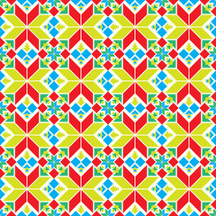 Abstract background with folk pattern. Vector illustration.