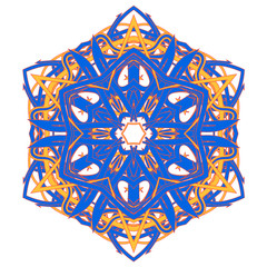 Arabic Colorful Mandala. Ethnic tribal ornaments