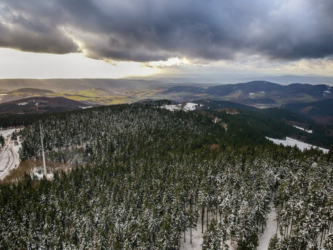 Blick auf Schmalkalden - Th&uuml;ringer Wald (Drohne)
