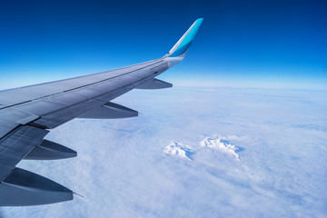 Obraz premium Die Welt aus einem Flugzeug