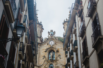 Fototapeta premium san sebastian donostia spain city wave ocean