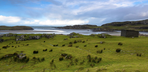 Fototapeta premium A beautiful seaside scene in Co. Galway, Ireland.