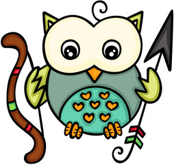 Cupid love owl
