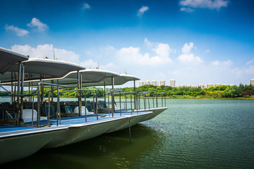 MANHATTAN, NY- SEPTEMBER 21: Central Park in New York, USA on September 21, 2013. One of the 5...
