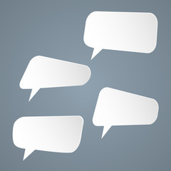 set bubble shape banner for message quote text06