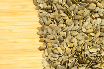 natural stock of pumpkin seeds