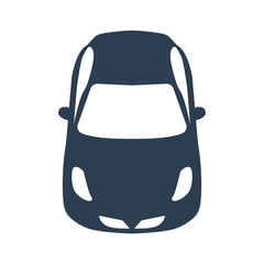 Car icon on white background.