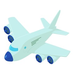 Plane icon, isometric style